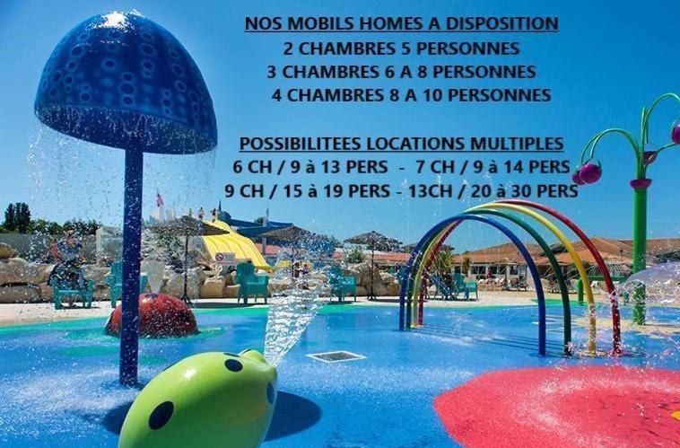 Les Mobiles Homes De La Palmyre لو ماثيز المظهر الخارجي الصورة